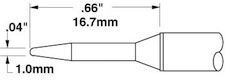 Solder Tip, Smart Heat PowerTips, STTC-807Metcal  